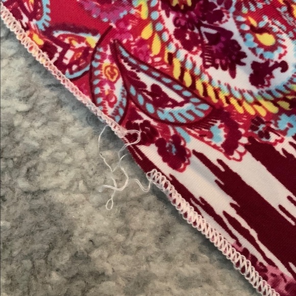 Magic Red Patterned dress - Picture 6 of 9